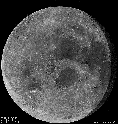 Moon image, please wait while generating...